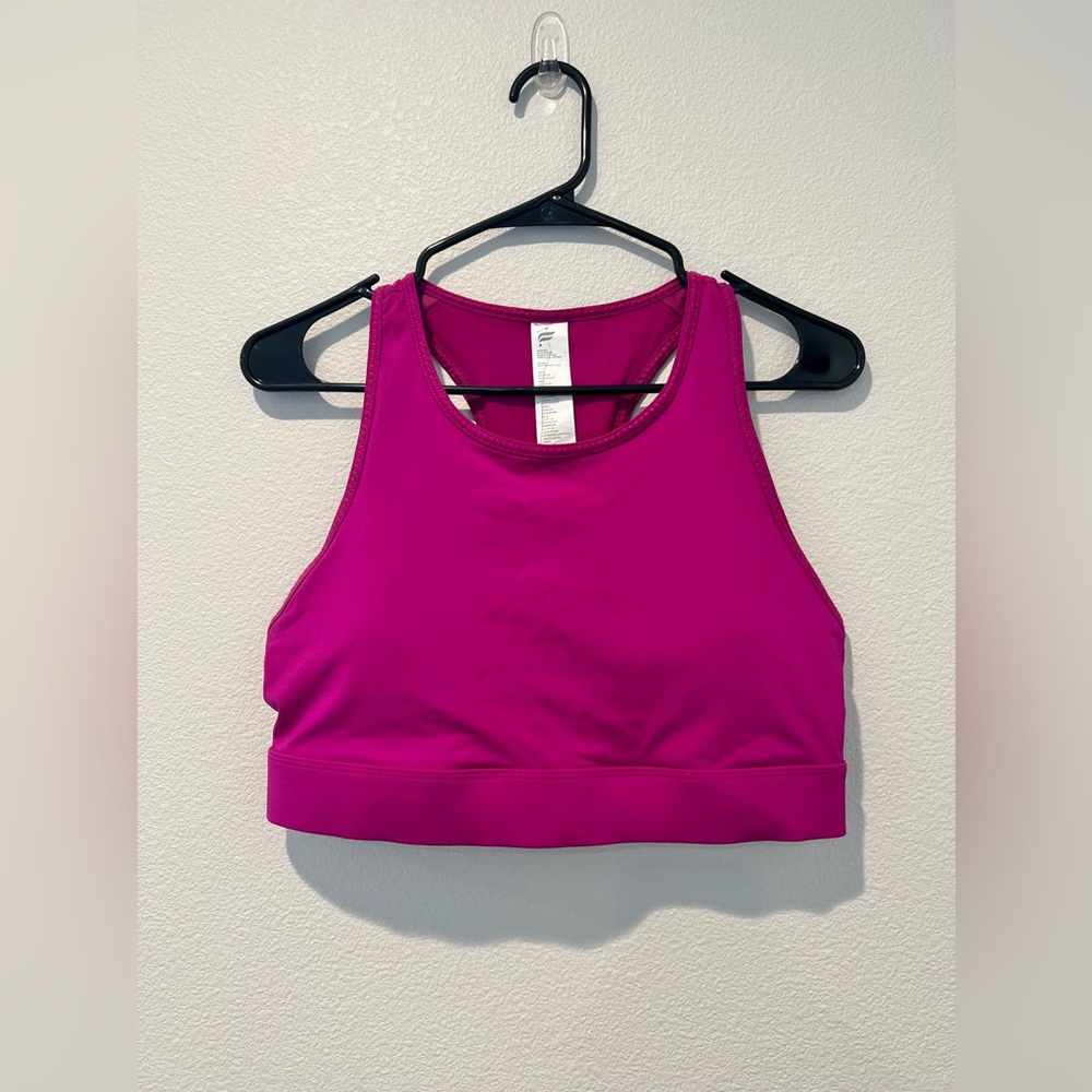 Fabletics NWT Trinity High Impact Sports Bra Fuchsia Size L/10